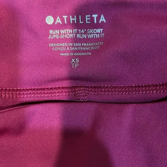 Athleta run with it 14” skort, XS - Picture 6 of 6